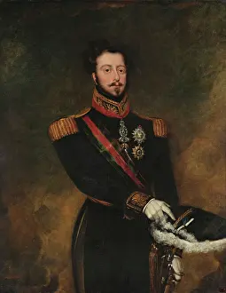Portrait of King Pedro IV of Portugal (1798-1834), First quarter of 19th century. Creator: Sendim, Mauricio Jose do Carmo (1786-1870)