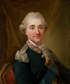 Stanislaw Antoni Poniatowski Prints: Portrait of King Stanislaus Augustus Poniatowski, after 1780. Creator: Unknown