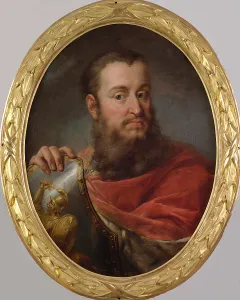 Portrait of King Wladyslaw II. Jagiello, 1768-1771. Creator: Bacciarelli, Marcello (1731-1818)