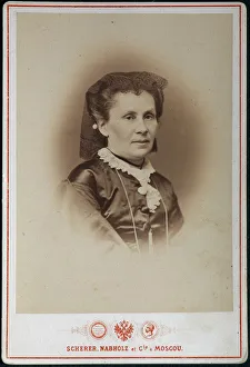 State Museum Of A Prints: Portrait of Kleopatra Vasilyevna Kolyubakina, nee Nashchokina, before 1862
