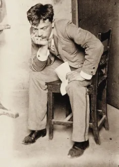 Moser Prints: Portrait of Koloman Moser, 1898. Creator: Unknown photographer