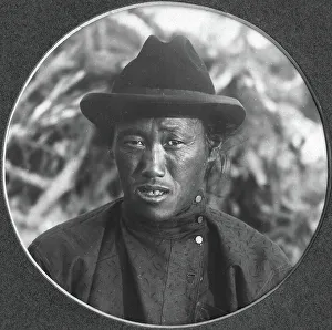 Vladimir Ivanovich Fedorov Prints: Portrait of a Korean forest sawyer, 1909. Creator: Vladimir Ivanovich Fedorov