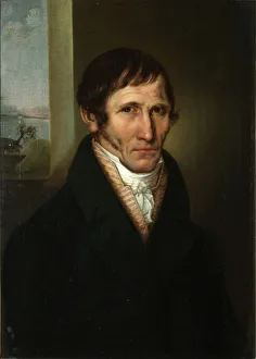 Vladimir Lukich 1757 1825 Prints: Portrait of the Krasnopolets estate manager in Pskov Region