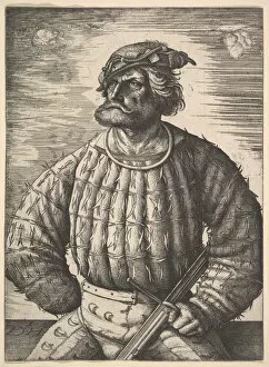 Portrait of Kunz von der Rosen, ca. 1515 / 1518. Creator: Daniel Hopfer