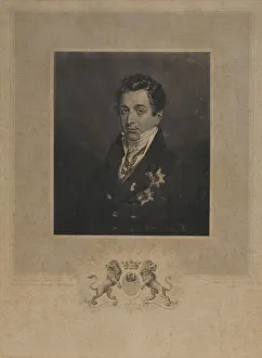 Narychkine Prints: Portrait of Kyrill Alexandrovich Naryshkin (1786-1838)