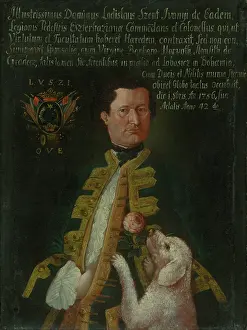 Ladislav Prints: Portrait of a Ladislav Szent Ivanyi from Svaty Jan, before 1756. Creator: Unknown