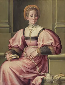 Tassel Prints: Portrait of a Lady, 1530. Creator: Pier Francesco Foschi