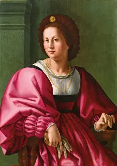 Fashion Accessories Prints: Portrait of a Lady, Between 1534 und 1540