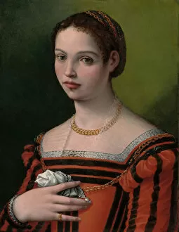 Gold Chain Gallery: Portrait of a Lady, 1550 / 60. Creator: Michele Tosini