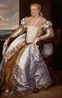 Pearl Necklace Collection: Portrait of a Lady, 1565 / 70. Creator: Giovanni Antonio Fasolo