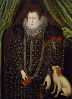 British School Gallery: Portrait of a Lady, 1600-1700. Creator: Unknown