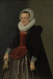 Michiel Janszoon Van Mierevelt Prints: Portrait of a Lady, 1621. Creators: Nicolaes Eliasz Pickenoy, Michiel van Mierevelt