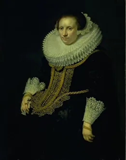 Awkward Prints: Portrait of a Lady, 1626. Creator: Jan Anthonisz van Ravesteyn