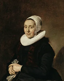 Hals Frans Prints: Portrait of a Lady, 1643. Creator: Frans Hals
