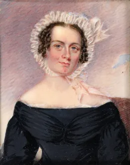 Portrait of a Lady, 1837. Creator: Samuel Broadbent