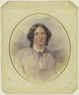 Muller Prints: Portrait of a lady, 19th century. Creator: Victor Muller