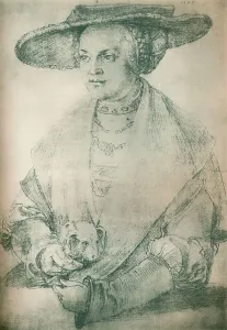 Portrait of a Lady, c1500-1520, (1903). Artist: Albrecht Durer