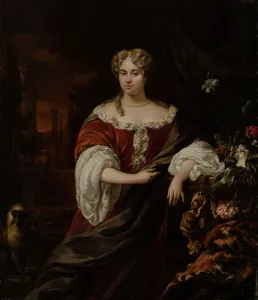 Jan Weenix Prints: Portrait of a lady, c1700. Creator: Jan Weenix