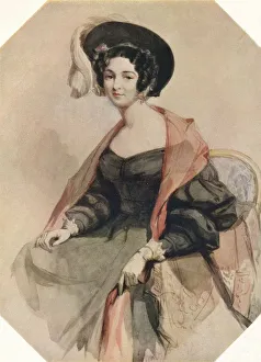 Portrait of a Lady, c1855. Artist: John Absolon
