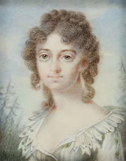 Portrait of a lady. Creator: Elise Arnberg