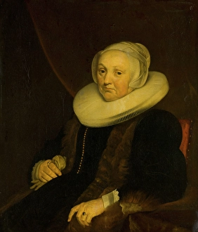 Mauritshuis Prints: Portrait of a Lady. Creator: Jacob van Loo