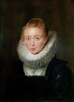 Rubens Sir Peter Paul Prints: Portrait of Lady-in-Waiting to the Infanta Isabella, 1625. Creator: Peter Paul Rubens