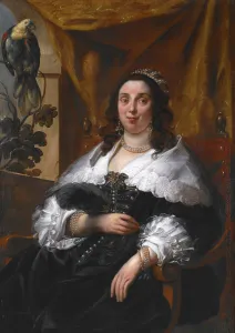 Jakob Jordaens Prints: Portrait of a Lady, late 1640s. Creator: Jacob Jordaens I
