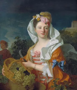 Pomona Prints: Portrait of a Lady as Pomona, early 18th century. Creator: Jean Ranc