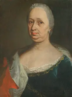 Portrait of a Lady with Silver Earrings, 1780-1800. Creator: Unknown