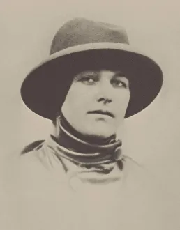 Portrait of Larissa Reisner (1895-1926). Creator: Anonymous
