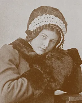 Portrait of Larissa Reisner (1895-1926). Creator: Anonymous