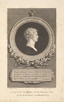 Portrait of De Larive, 1785. Creator: Augustin de Saint-Aubin
