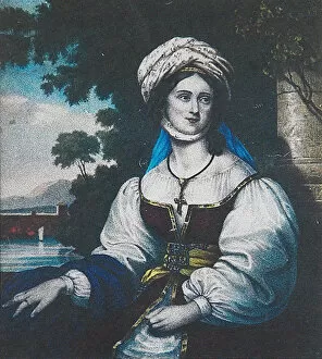 Portrait of Laskarina Bouboulina, 1830. Artist: Friedel, Adam (ca. 1780-?)