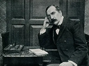 Portrait of the Late Mr. Gleeson White, c1898. Artist: Frederick Hollyer Portrait of the Late Mr. Gleeson White, c1898. Artist: Frederick Hollyer