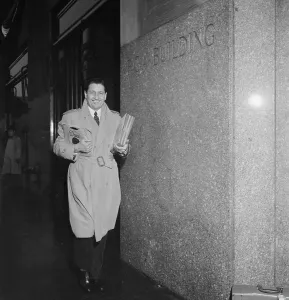 Portrait of Lawrence Welk, PGA Building, New York, N.Y. 1946. Creator: William Paul Gottlieb