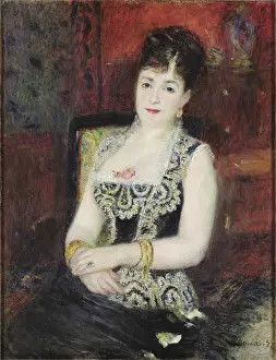 Portrait de le comtesse Melanie de Pourtales, nee Melanie Renouard de Bussiere (1836-1914), 1877. Creator: Renoir, Pierre Auguste (1841-1919)