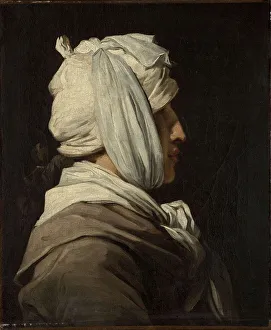 Marseilles Prints: Portrait of Lemonnier with bandaged head, 1775