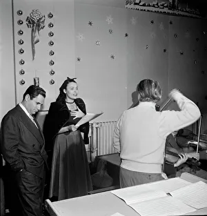 Horne Lena Prints: Portrait of Lena Horne and Lennie Hayton