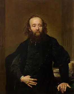 Matejko Prints: Portrait of Leonard Serafinski, 1870. Creator: Jan Matejko