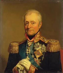 Braid Prints: Portrait of Leonty L. Bennigsen (Levin) (1745-1826), 1822. Creator: George Dawe