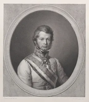 Leopold Ii Prints: Portrait of Leopold II, Grand Duke of Tuscany, 1831-33. 1831-33