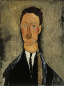 Amedeo 1884 1920 Prints: Portrait of Leopold Survage (1879-1968). Artist: Modigliani, Amedeo (1884-1920)