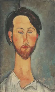Modigliani Prints: Portrait of Leopold Zborowski (1889-1932), 1918. Creator: Modigliani