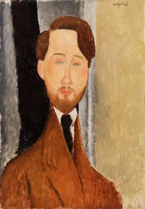 Modigliani Prints: Portrait of Léopold Zborowski, 1919. Creator: Modigliani, Amedeo (1884-1920)