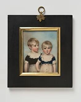 Rectangular Prints: A portrait of Lewis (b. 1796) and Alexander (b)