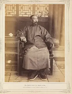 Portrait of Li Hongzhang (1823-1901), 1871. Creator: Fisler, Lorenzo F. (1841-1918)