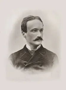 Arrigo Boito Prints: Portrait of the librettist and composer Arrigo Boito (1842-1918), 1884. Creator: Anonymous