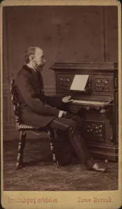 Portrait of the librettist and composer Franz Friedrich Richard Genee (1823-1895)