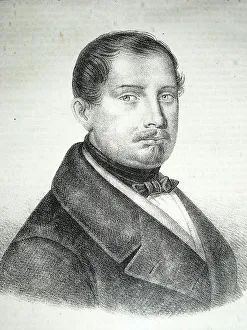 Portrait of the librettist Salvatore Cammarano (1801-1852)