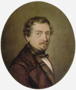 Portrait of the librettist Salvatore Cammarano (1801-1852)